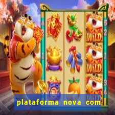 plataforma nova com bonus no cadastro