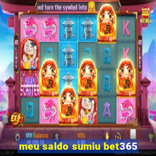 meu saldo sumiu bet365