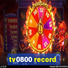 tv0800 record