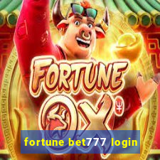 fortune bet777 login