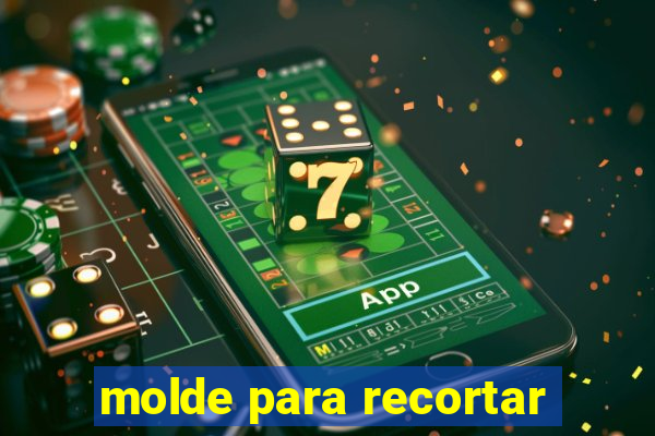 molde para recortar