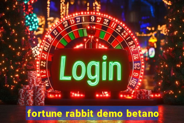 fortune rabbit demo betano